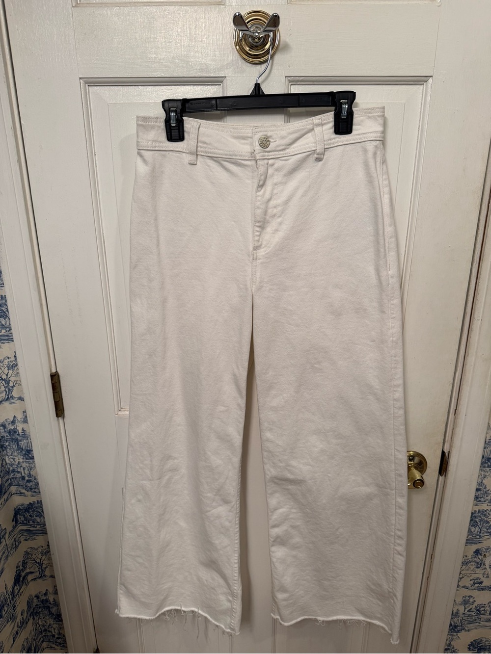 Mango Catherine High Waist Wide Leg Culotte Jeans